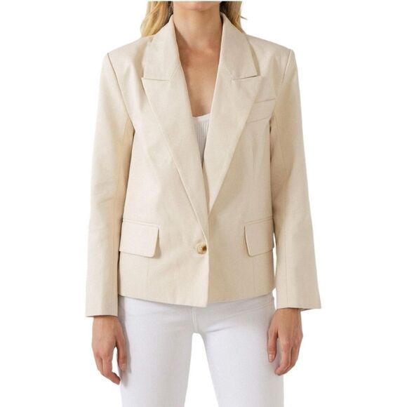 NWT English Factory One Button Blazer - Picture 6 of 10